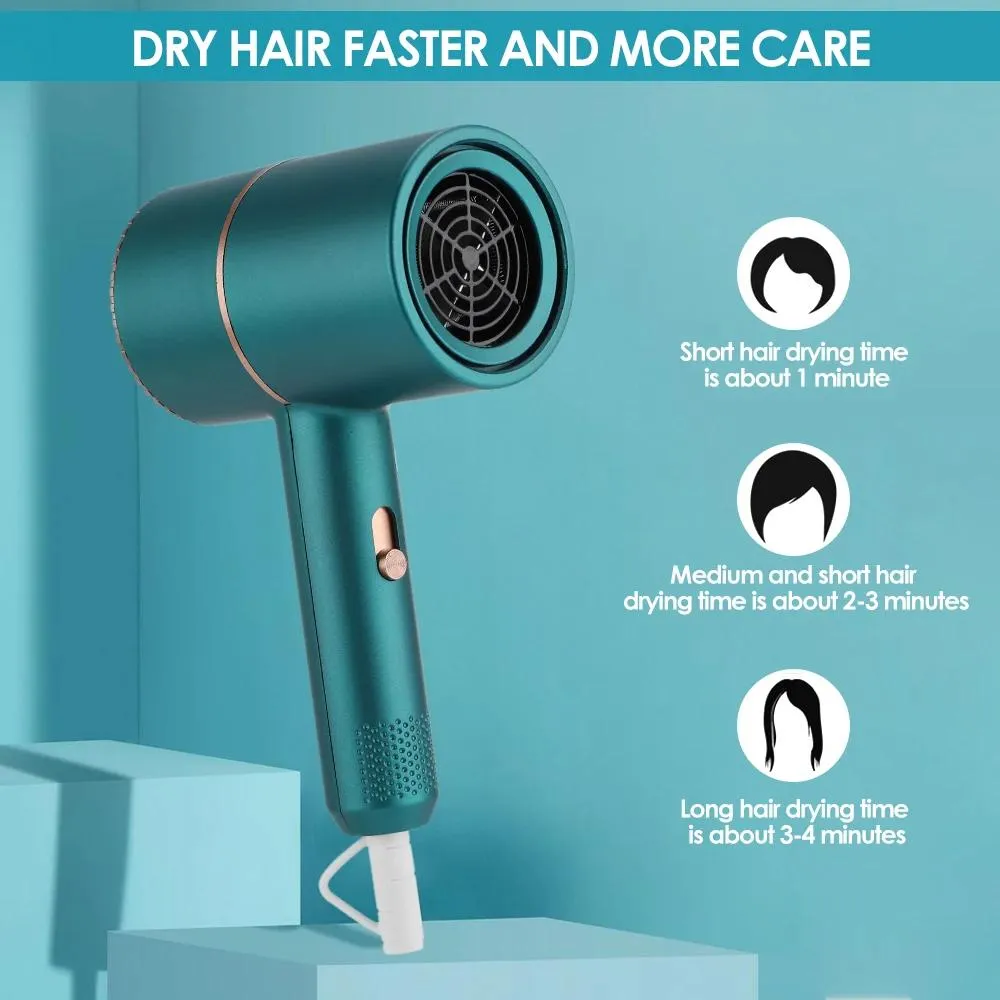 Ds Dryers Hot Selling 800W Negative Ion Blue Light Electric Dryer Salon Hair Styling Hairdryer Student Dormitory Household