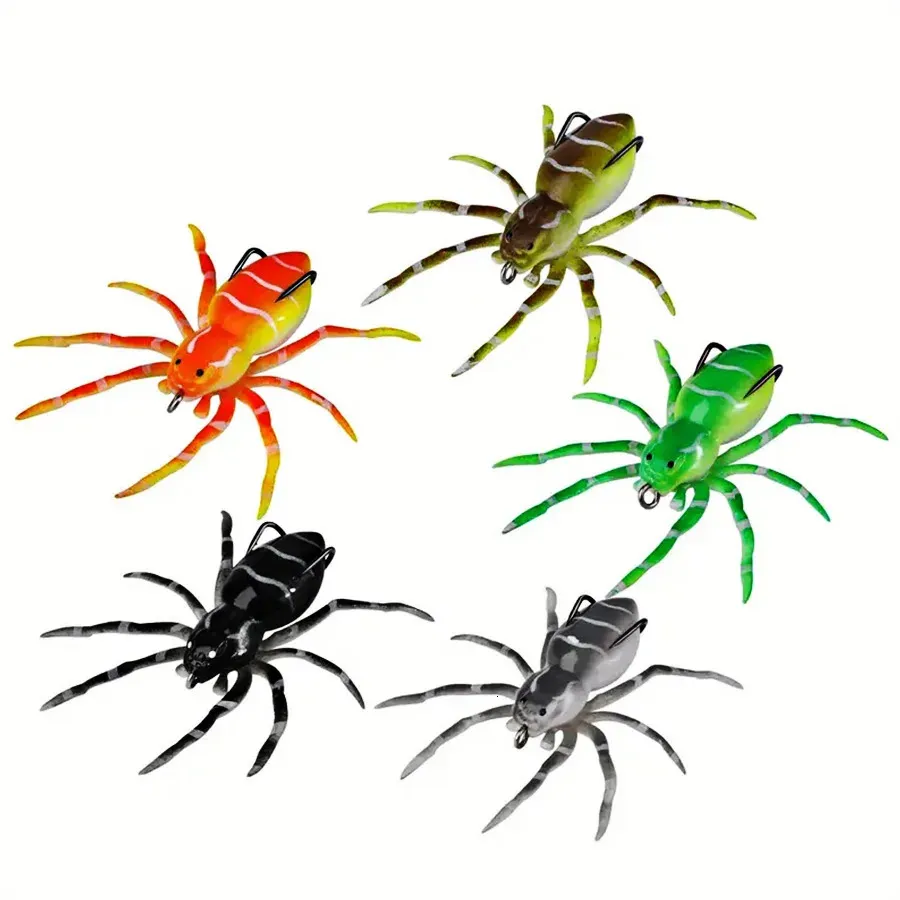 Fishing Lures Floating Spider Soft Silicone Bait Wobbler For Pike Carp Bass Top  Water Artificial Baits Freshwater Saltwater 240116 From Heng05, $9.81