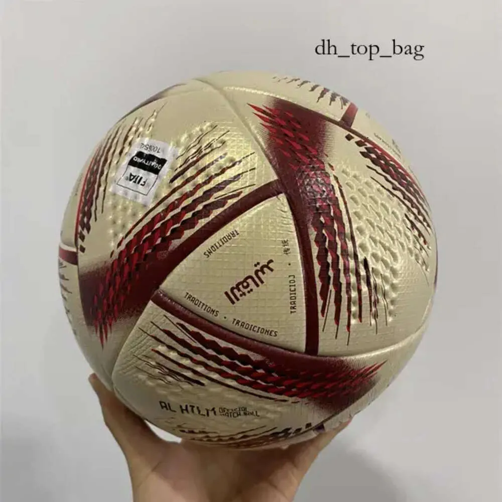Jabulani Balls Soccer Balls Wholesale 2022 Qatar World Authentic Size 5 Match Football Veneer Material Al Hilm och Al Rihla Jabulani Brazuca Jabulani 242