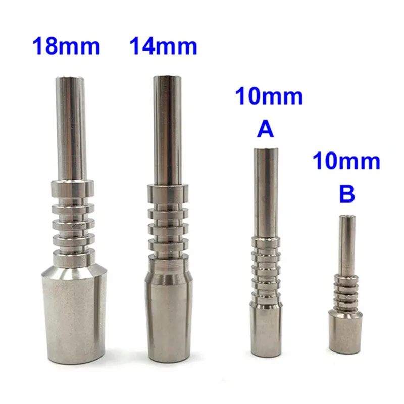 Accessoires de fumage de pointe de clou de titane de remplacement de qualité supérieure 10 mm 14 mm 18 mm de qualité inversée 2 G2 Ti Tips Nails pour le kit NC en silicone Dab Oil Rigs Pipes à eau