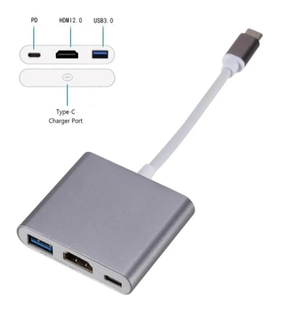 유형 C ~ 4K 호환 커넥터 USB C 30 VGA 어댑터 도크 MacBook HP ZBook Samsung SAMSUNG SAMSUNG HUAWEI P30 XIAOMI 11 T81465213015953