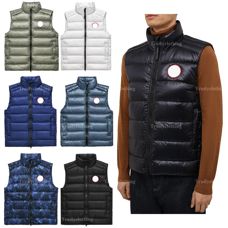 Mens Vests Designer 2024 Body Warmer Canada Crofton Gilet White Duck ...