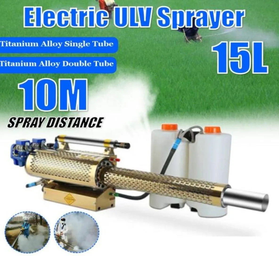 휴대용 소독 열 안개기 기계 ULV Fogger Machine 대용량 분무기 모기 PEST1416455