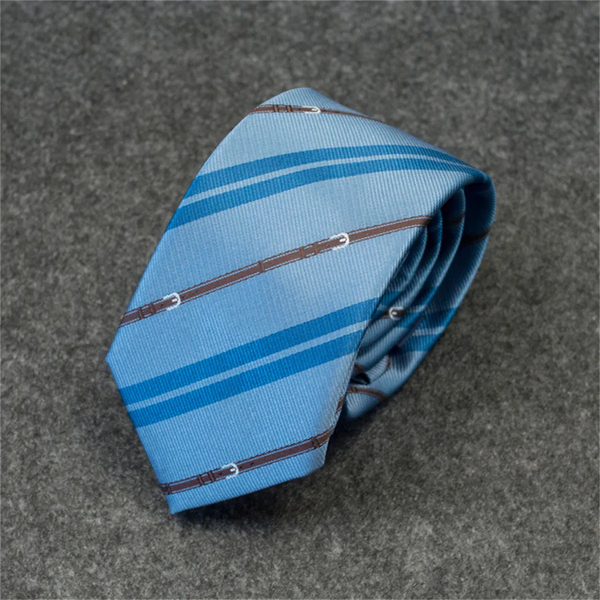 H2023 NYA MEN BILDER Fashion Silk Tie 100% Designer Slyckor Jacquard Classic Woven Handmade slips för män Bröllop Casual and Business slips med Original Box 6Hh9