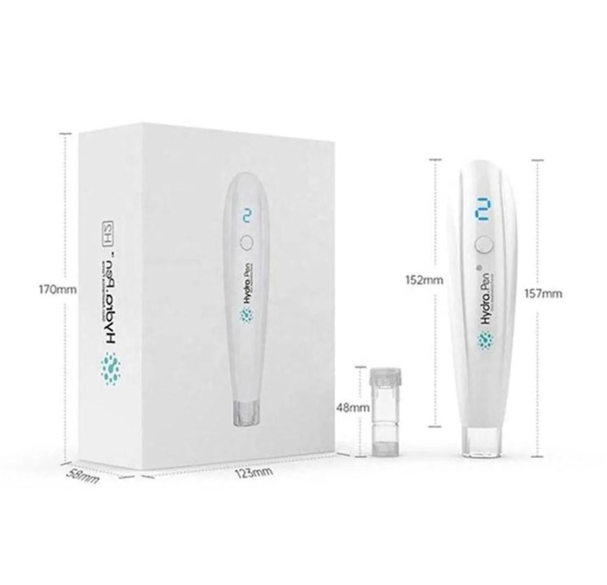 Hydra Pen H2 Microneedling DermaPen Microneedle Automatisk infusion Serum Applikator Dr MICO Needle Aqua Moisture Kit Home Use Wit3951126