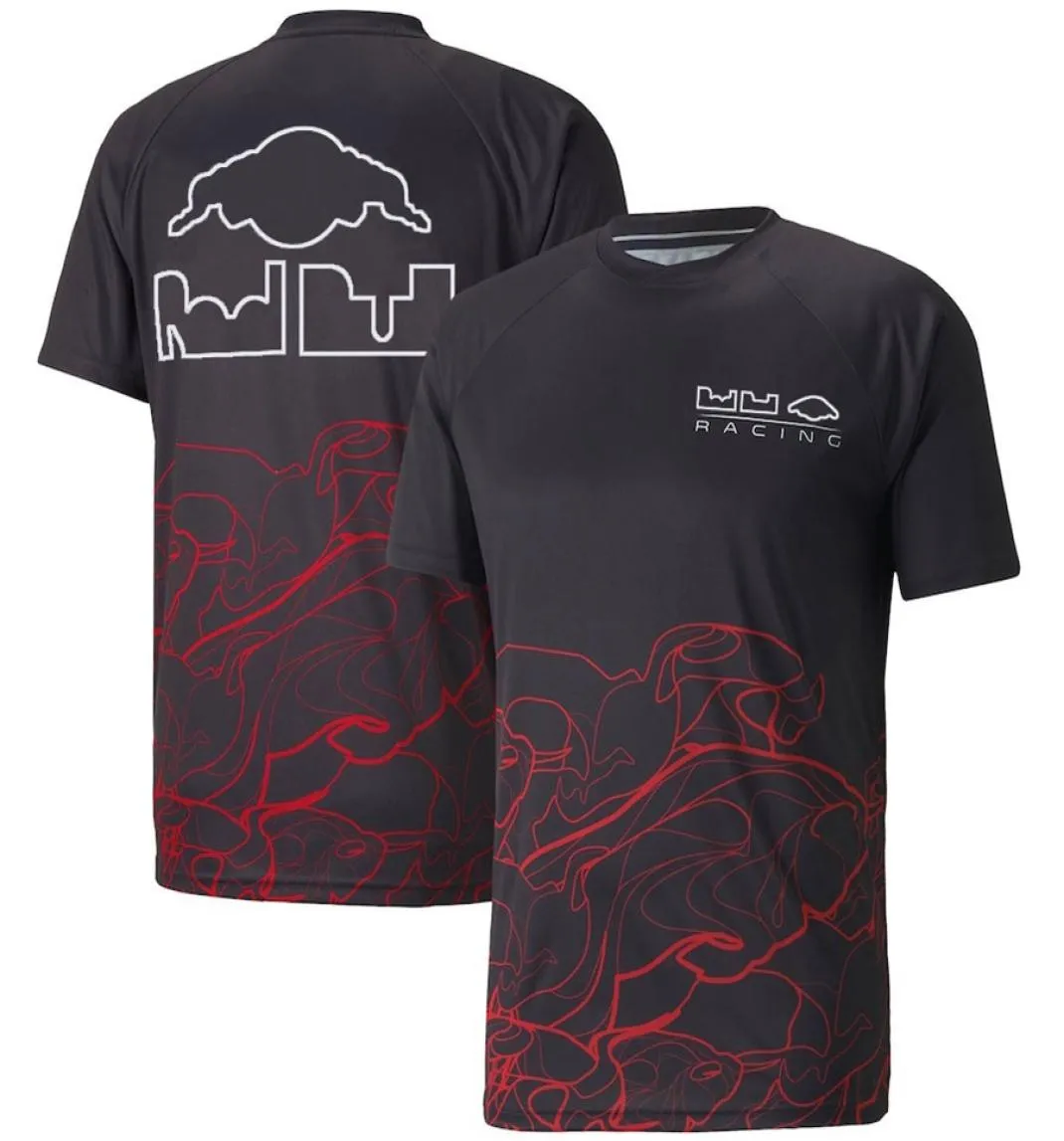 2022 1 terno de corrida nova camiseta uniformes de equipe manga curta piloto personalizado mesmo estilo fãs de carros casuais camisetas grandes motorsport logotipo da equipe jersey1986425