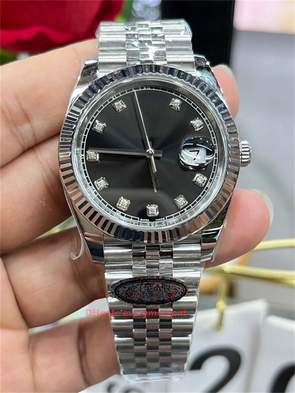Clean Factory Super Edition Watches 126334 41mm 3235 Ruch Automatyczny zegarek mechaniczny zegarek ze stali nierdzewnej Sapphire Night Glow Deep Waterproof WristoodWatches-45