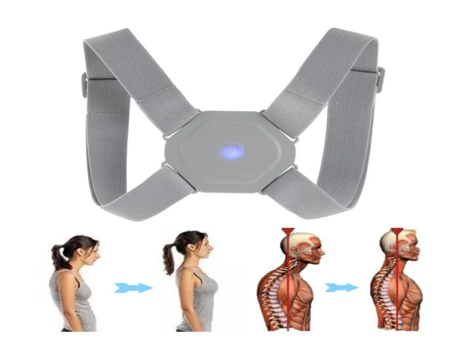Correcteur de posture électrique, attelle dorsale, civière de colonne vertébrale, masseur de vibrations lombaires, support de ceinture arrière, USB rechargeable9297712