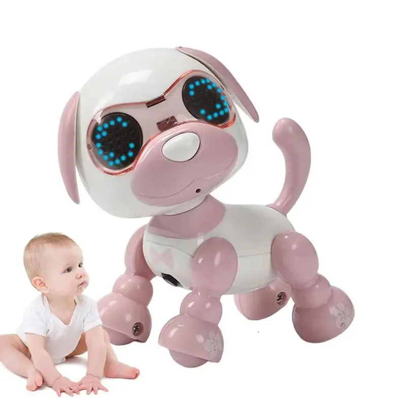 Elektroniczne zwierzęta domowe robot pies zabawka muzyczna zabawka dla dzieci rc