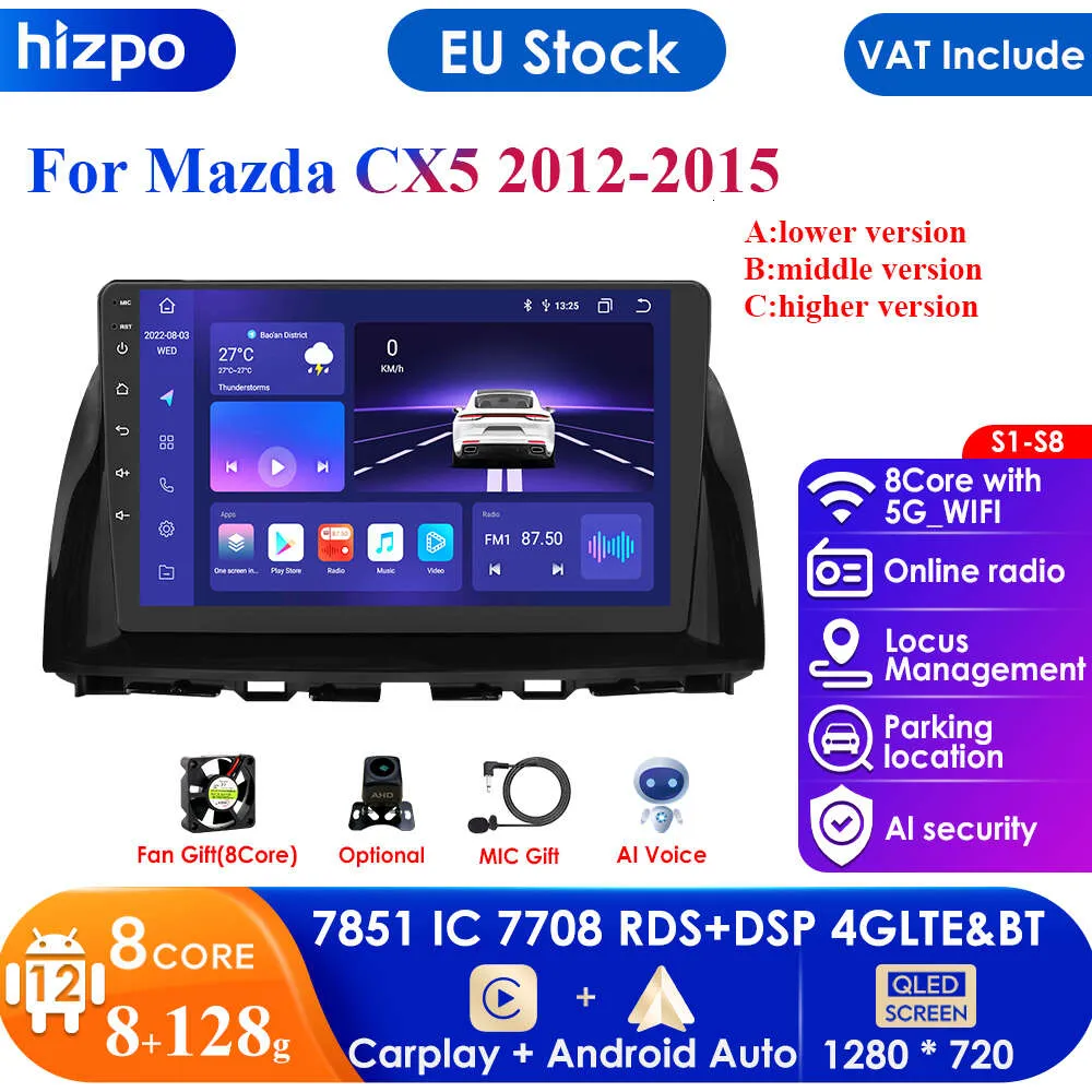 Carplay 4G LTE Pour Mazda CX5 CX 5 CX 5 2012 2015 Autoradio Multimédia