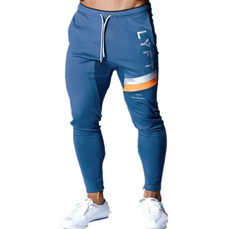 Men's Casual Colorblocking Sweatpants Hip Hop Slim Long Pants Men Sweatpants Workout Pencil Pants Sports Joggers Drawstring Streetwear Outdoor Training Trousers