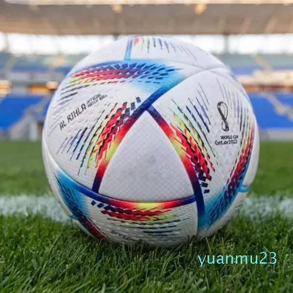 Nuovo pallone da calcio Qatar Coppa del mondo 2024 di alta qualità Taglia 5 Calcio di alta qualità per partite belle Spedisci i palloni senza aria