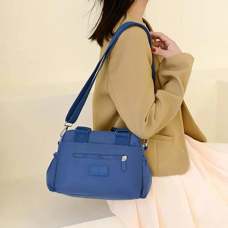 Nylon messenger bag women's discount