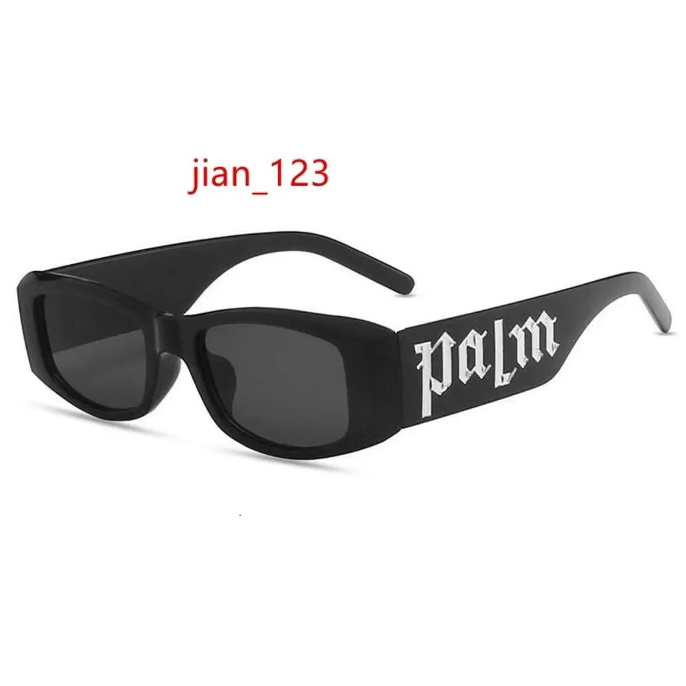 Retro-Sonnenbrille mit kleinem Rahmen für Damen mit High-End-Panel-Design, Buchstaben, Handflächenwinkeln, Sonnenbrille für Herren mit personalisierter Retro-Brille