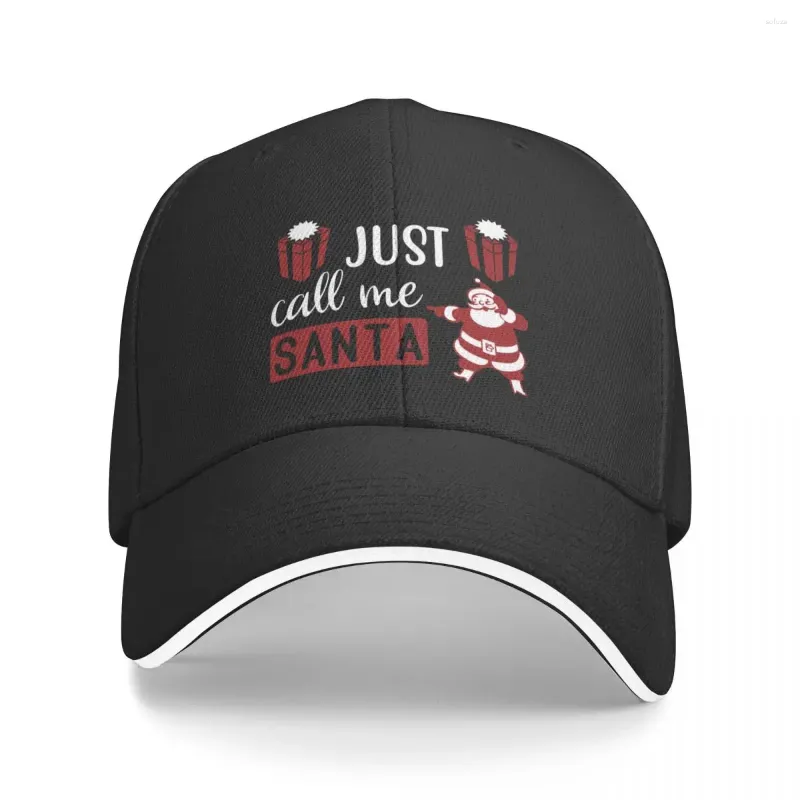 Ball Caps Just Call Me Santa | Christmas Gift Ideas Baseball Cap Rave Sun Hat Girl Men'S