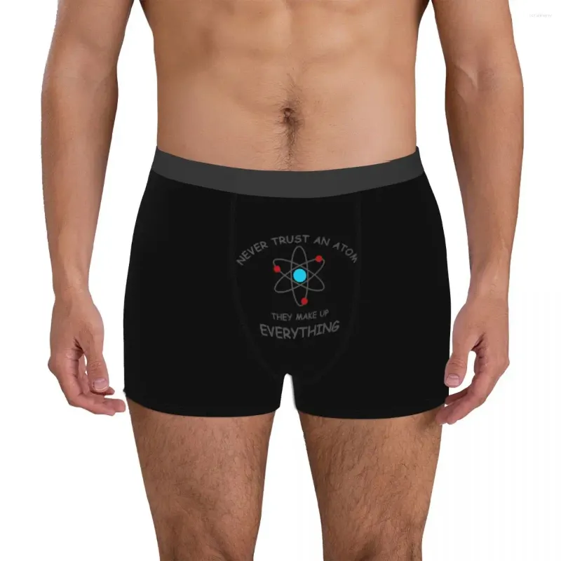 Sous-vêtements Sexy Bazinga Chimie 6 Boxer pour hommes Summer Wearable Graphic Cool Smalls Funny Nouveauté