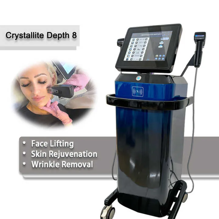 Rf Microneedling Faltenentfernungsgerät Crystallite Depth 8 Radiofrequenz Rf Microneedle Hautverjüngung Facelift Straffung