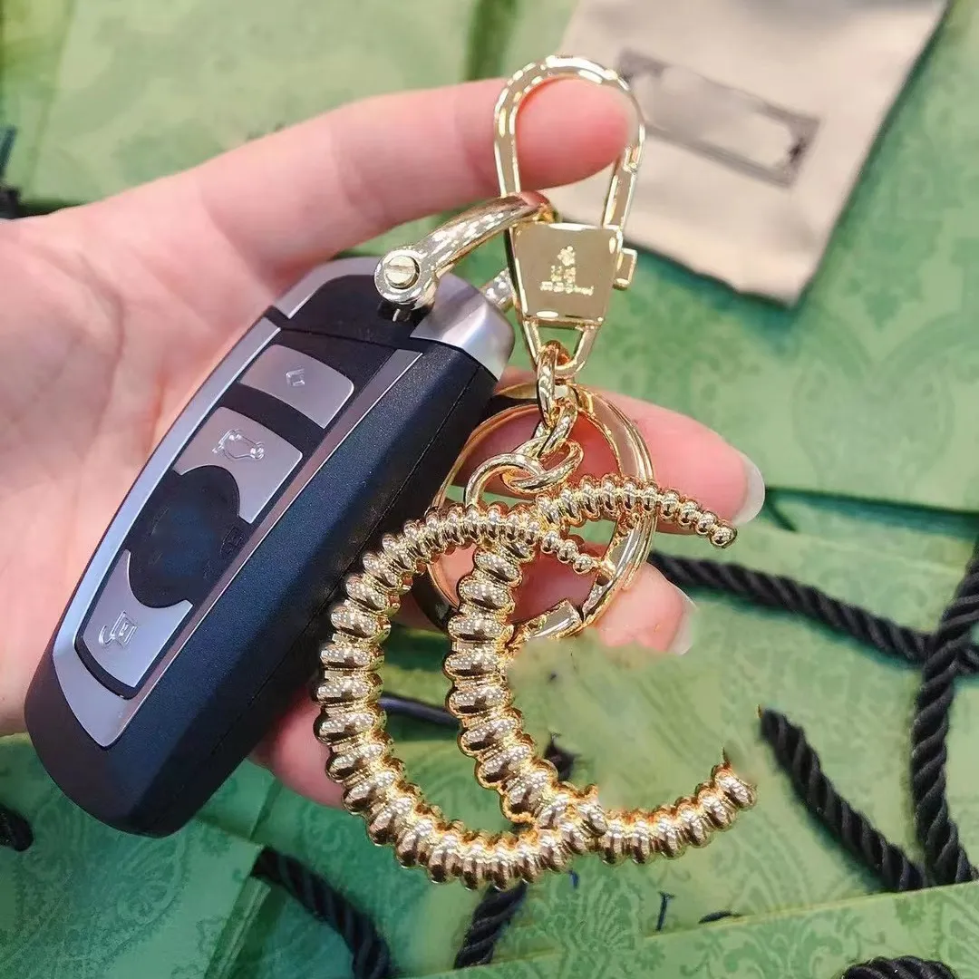 Luxury Key Chains Floral Letter Initial Keychain ... From Designer20233 ...