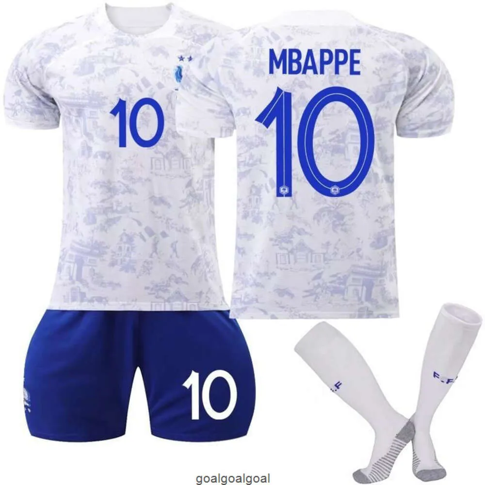 2022 World Cup France away jersey number 7 Griezmann 9 Giroud 10 Mbappe 19 Benzema