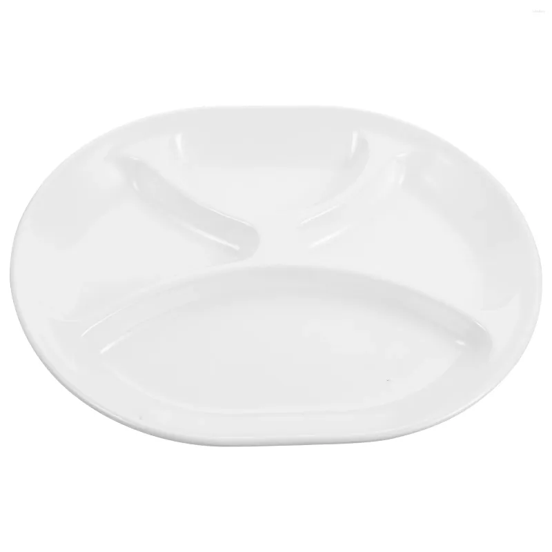 Serviessets Kleurvakbord Restaurantborden Kantine Dieetgedeelte Diner Gesegmenteerd Melamine Snack