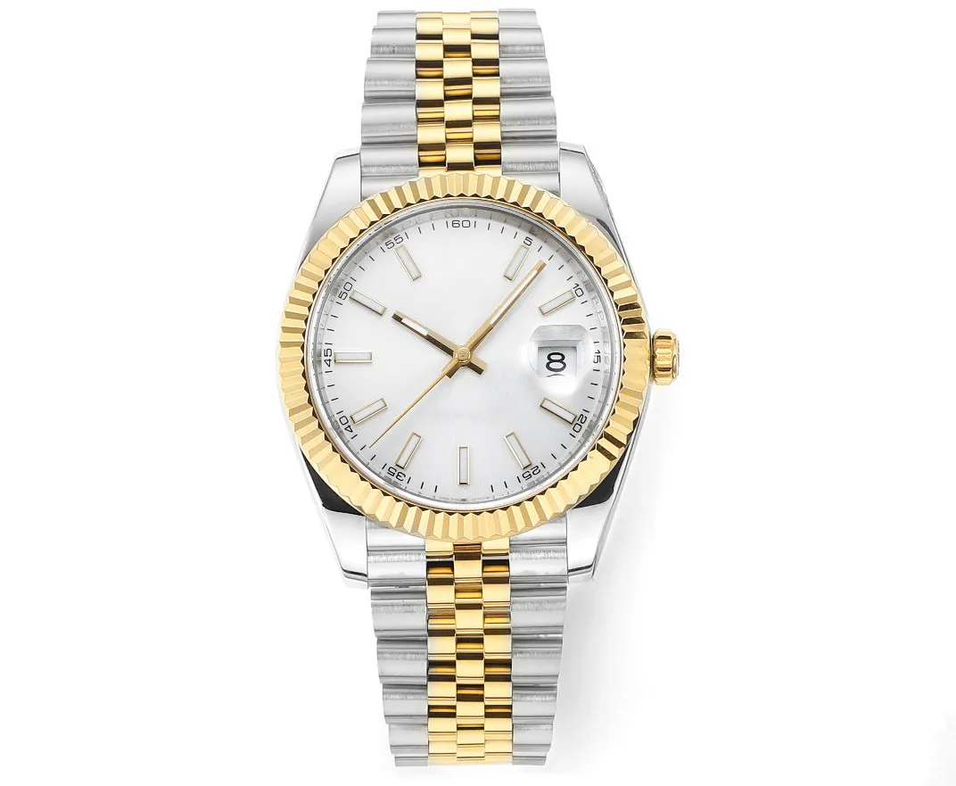 Luksusowy projektant zegarek damski Wysokiej jakości 41 mm Automatyczny ruch mechaniczny 904L Stal ze stali nierdzewnej Pasku Sapphire Glassfashion zegarki