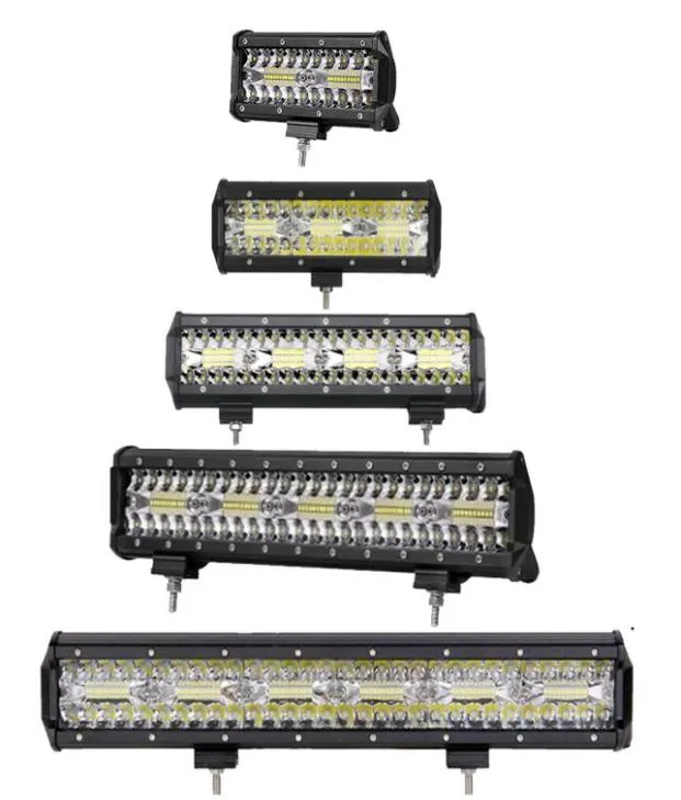 60W 120W 180W 240W 300W 360W 3Row LED Light Bar Offroad Combo Beam LED Work Light Bar 12V 24V Truck SUV ATV 4WD 4x41436169