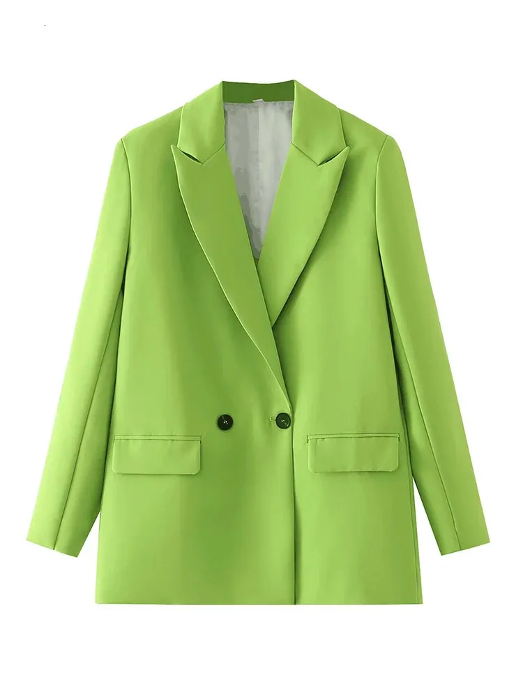 ジャケット Green Wool Double-breasted Blazer Vtg 80s Principe By Marzotto Green Wool Double Breast Jacket