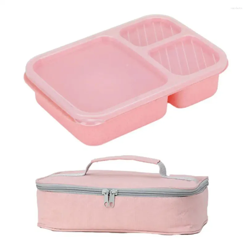 Dinnerware Insulated Bag Easy To Clean Great For Kids And Durable Environmental Friendly Microwave Safety Straw Tableware School