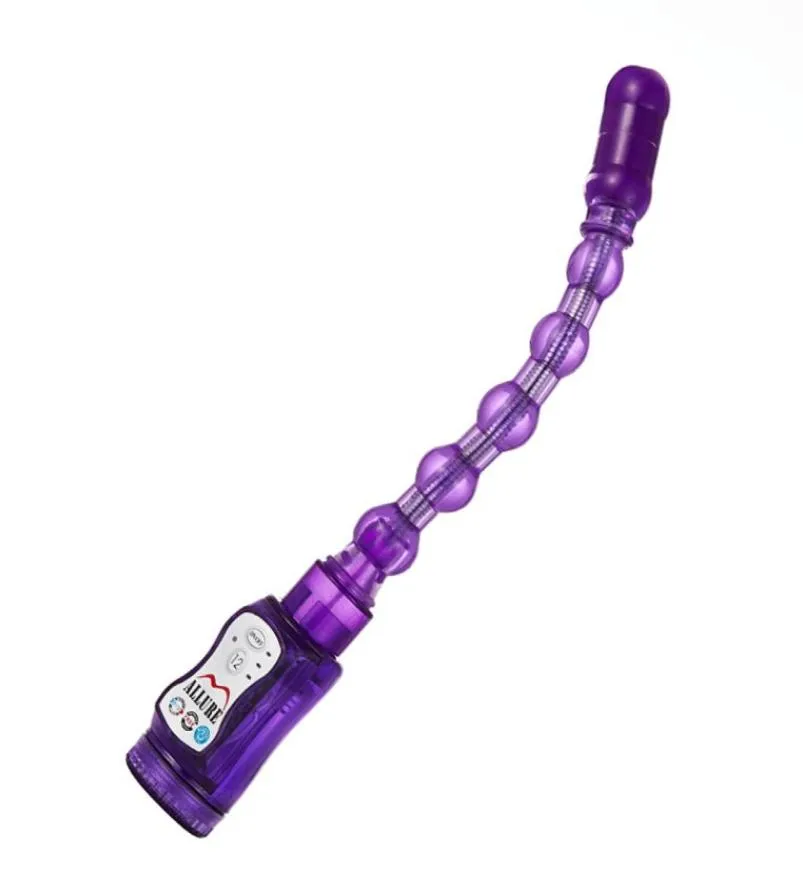 Anal Plug Vibrators Pärlor Jelly Vuxna leksaker Skin Känsla Dildo Sex Toy for Men Sex Products Butt Plugs Sex Toys For Woman2368427