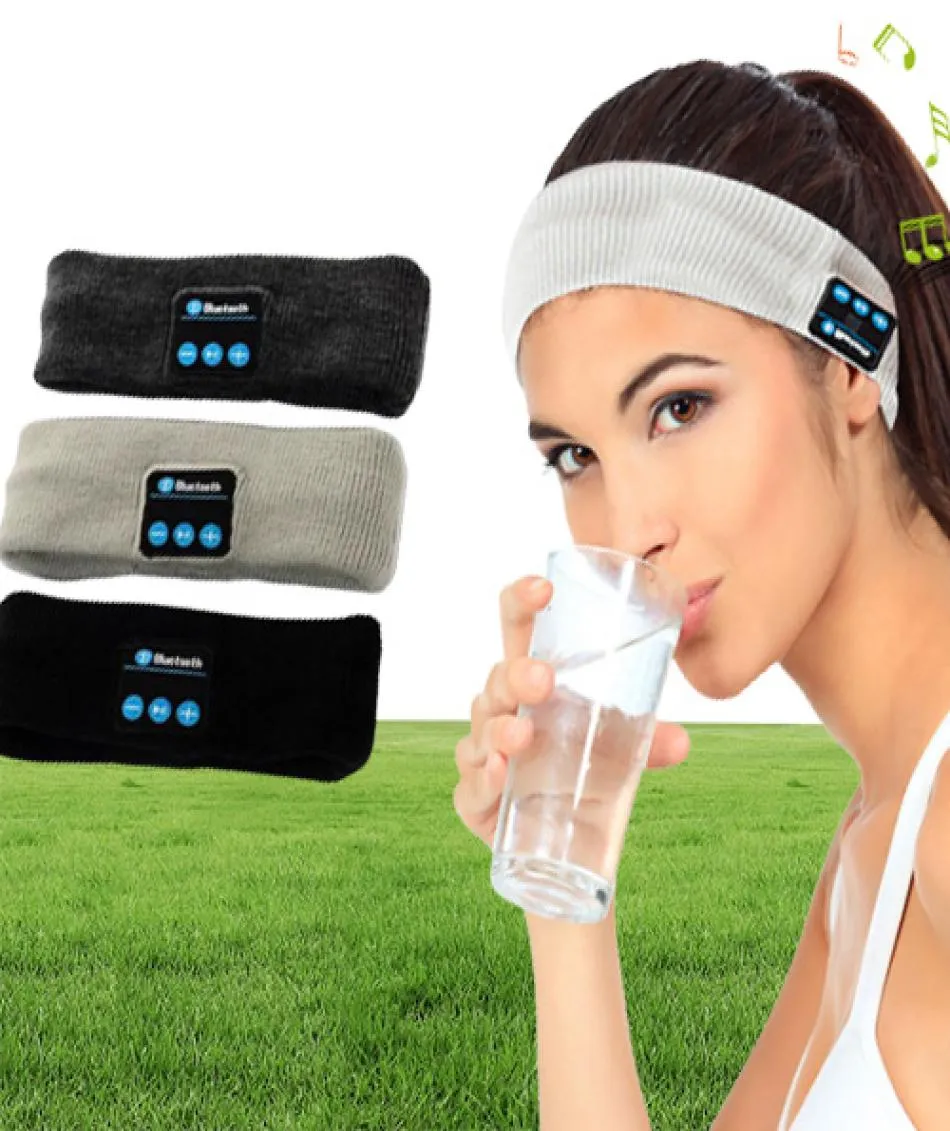 Bluetooth Music Headband hats Sleeping Headwear earphones Speaker Runing Headset Fashion Runing Sport Hat5704629