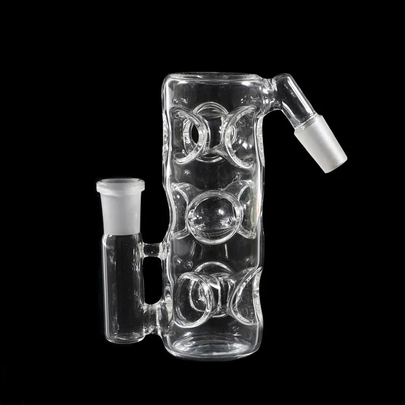 Swiss Perc Ash Catcher Accessoires de fumer pour narguilés en verre Pipe à eau Bongs Dab Rigs