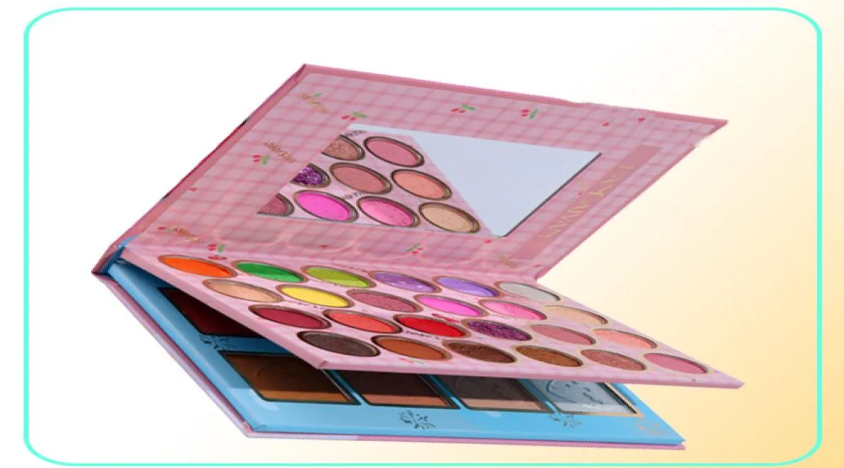 HANDAIYAN 32 couleurs fard à paupières Blush poudre maquillage palette visage Contour surligneur fard à joues maquillage ombre à paupières cosmétiques 5760708