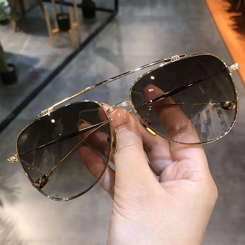 Designer Cross Frame Glasses Lightweight Chromed Sunglasses, Versatile  Men's Eyeglasses, Wide Fit, Driving, High Quality