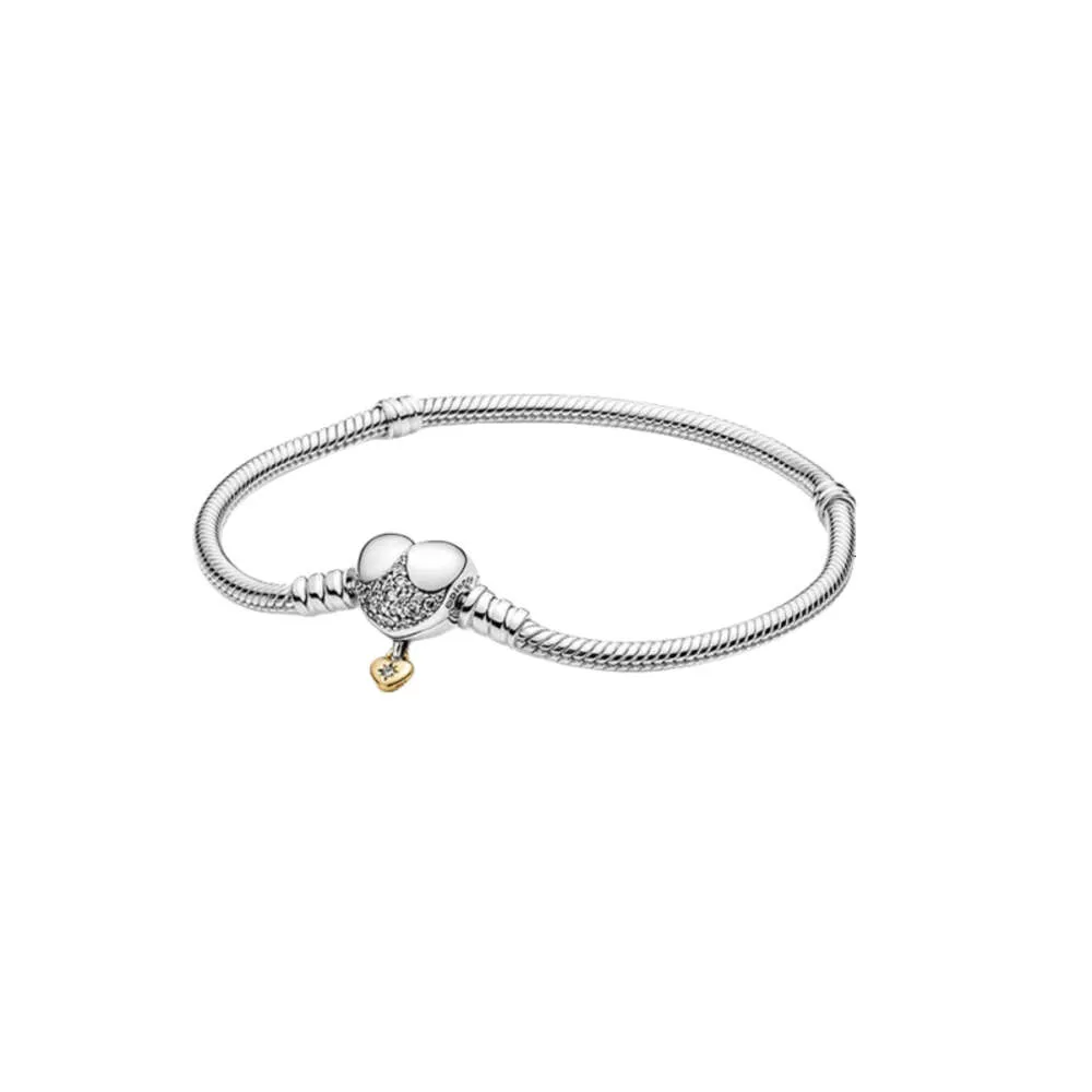 Pandoras Armband Designer Voor Vrouwen Luxe Originele Kwaliteit Bedelarmbanden Sieraden Zilveren Kraal Valentijnsdag Cadeau