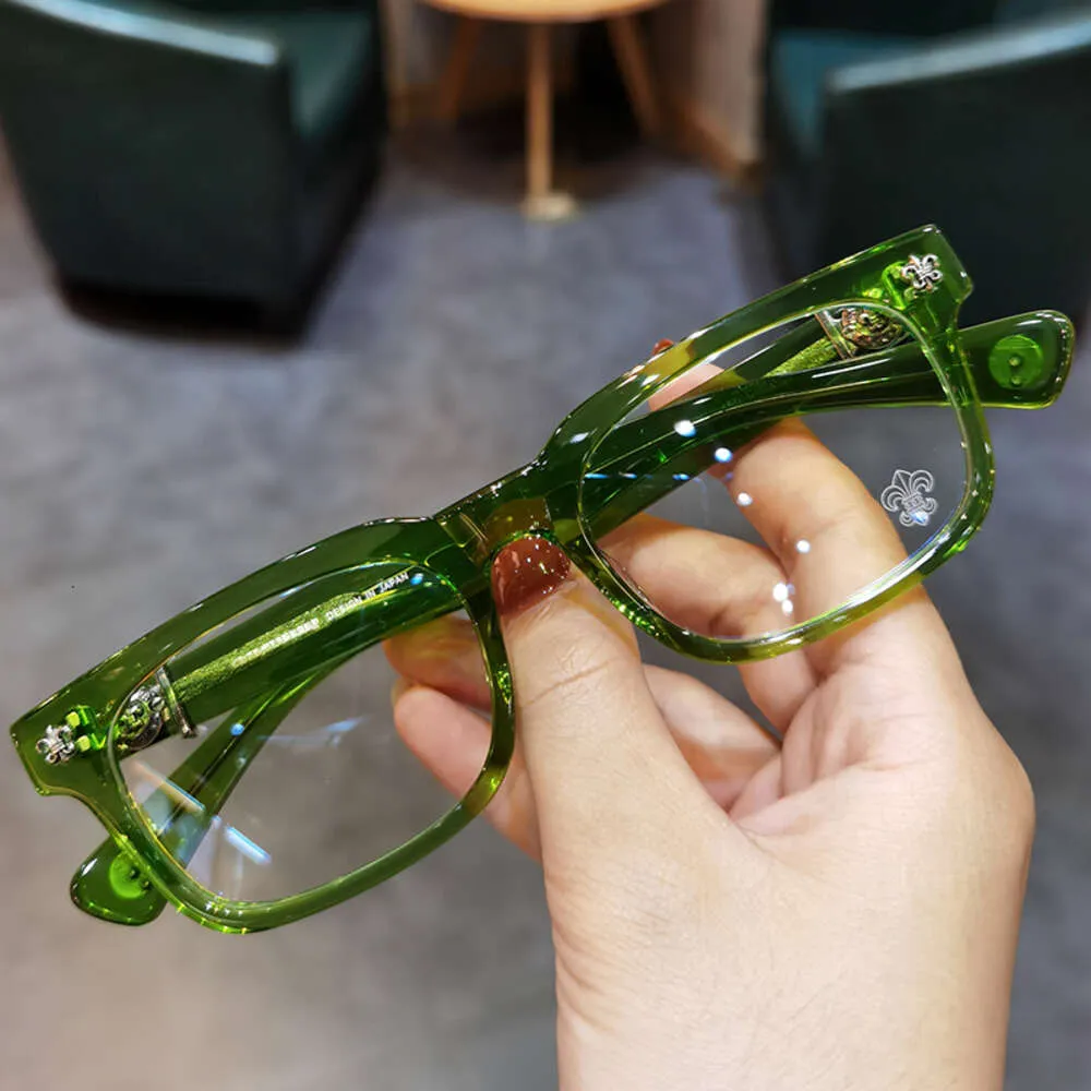 Women's Men's Heart-Shaped Sunglasses: Retro Flat Mirror Paired Myopia  Eyeglass Frames in Ch Cross, Chromes, High-Quality