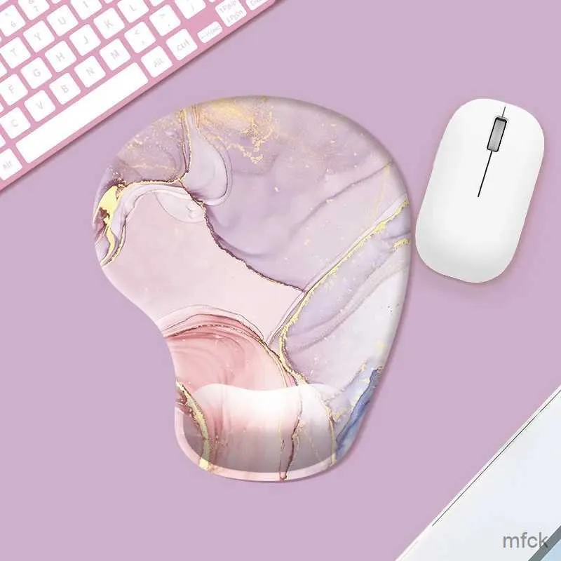 Mauspads, Handgelenkauflagen, 23 x 20 mm, Anime Sexy Brust, 3D-Mauspad, ergonomisch, weiches Silikon-Gel, Gaming-Mauspads mit Handgelenkstütze, niedliches Mauspad für Mädchen.