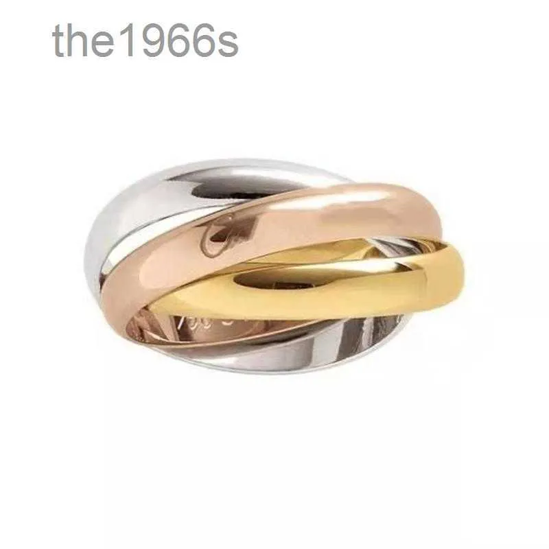 Moda 3 em 1 anel de designer de alta qualidade anéis de aço inoxidável 316l joias para homens e mulheres 358F