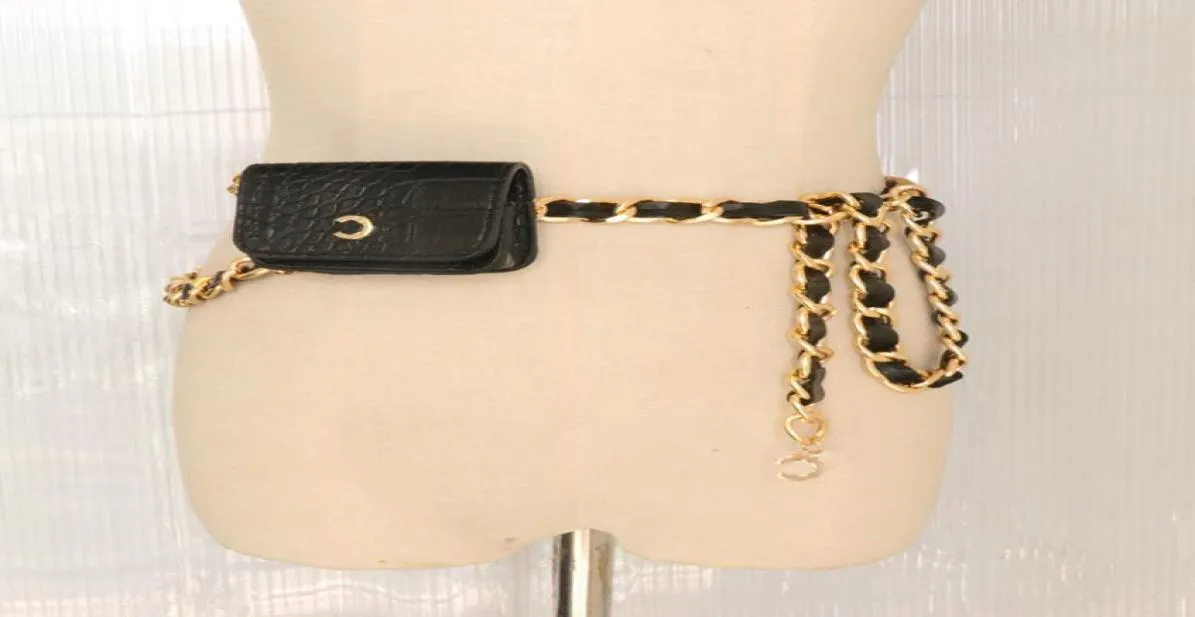 20232023Women Gold Chains Belts Fashion Designers Belt Link Luxury Midjekedja Kvinnor Metall Alloy Dress Accessories Midjeband GIRD8524525
