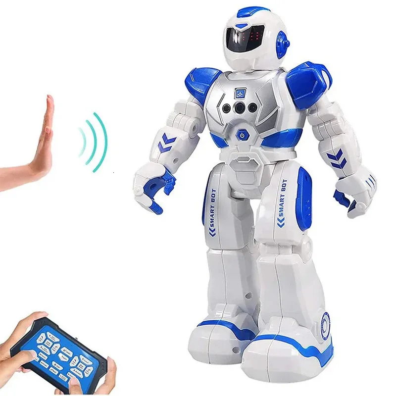 RC Robot Smart Action Walk Singing Dance Figure Gesture Consture Toys Dift for Children 231228