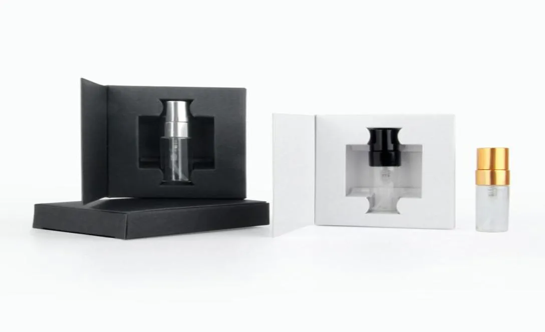 100 Stuks Veel 3 ml Verpakking Dozen Mini Parfumflesje Met Verstuiver En Glazen Parfumflesje9158243