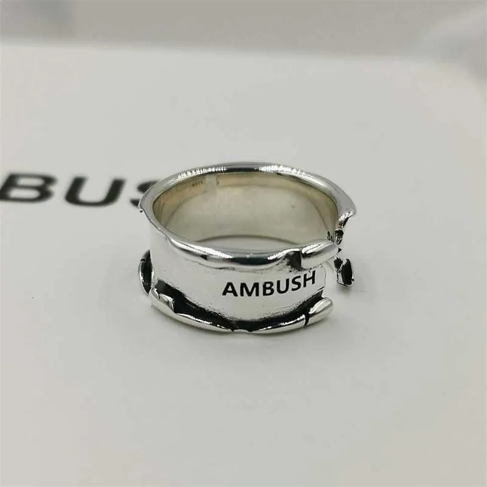 AMBUSH ring s925 sterling silver ring is used as a small industrial brand gift for men and women on Valentine's Day 2210112580