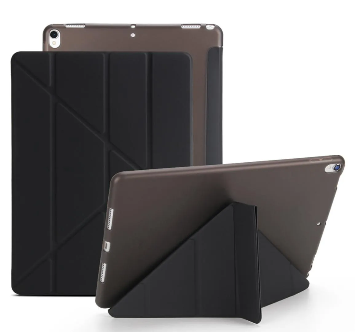 Custodia per iPad Custodia posteriore morbida in silicone per iPad pro105 2019 Custodia per iPad23 102 mini4 5 Custodia astuta in pelle Pu 7185529