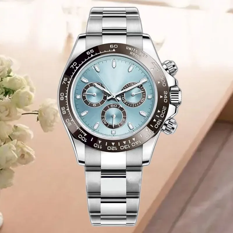 トナスパンダウォッチメンズウォッチ自動メカニカルリストウォッチ40mmステンレススチールバンドクラシックファッションビジネス腕時計