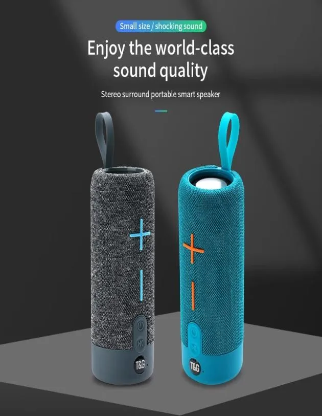TG619 MAX 20W PORTABLE Bluetooth Speaker Fabric اللاسلكي Boombox مضادات المياه في الهواء الطلق مكبرات الصوت Stereo Support TWS1848575