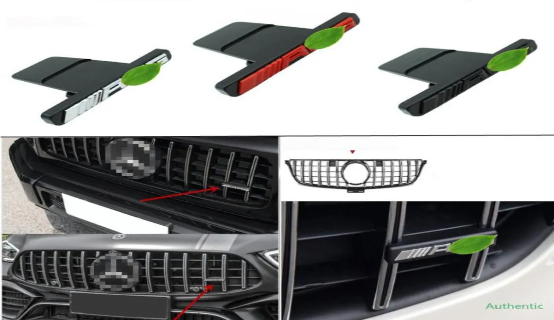 Abs Grill Grille Emblem dla AMG Mercedes W212 W202 W211 W210 W205 CLA CLS GLK CAR NAKCJE I KACALNE KAŻDEK ODKAZYKA 2672823