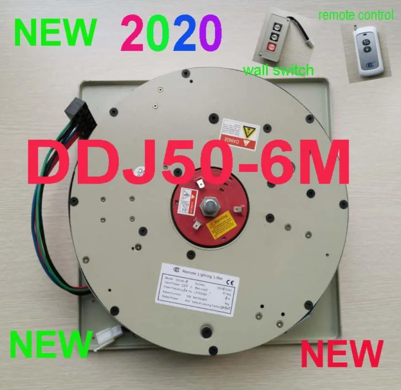 DDJ506M Wall SwitchRemote Controlled Lighting Lifter Chandelier Hoist Lamp Winch Light Lifting 110 V120 V 220 V240v2751241