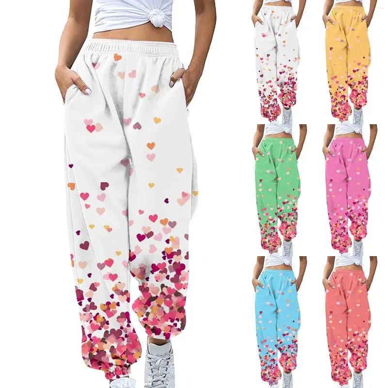 Pantalons pour femmes, pantalons de survêtement doux pour la saint-valentin, vêtements habillés pour femmes, costume d'affaires décontracté, 3/4 pour femmes