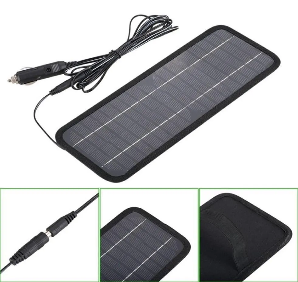 Chargeur de batterie solaire 45W 12V, pour voitures, bateau, moto, Etc, panneau de batterie solaire avec chargeur de voiture 6305398