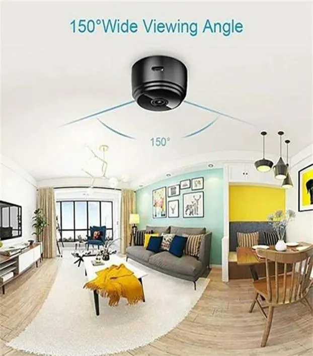 Epacket mini kablosuz kameralar wifi ip ev güvenlik dvr gece vizyonu hd 1080p kamera3717156