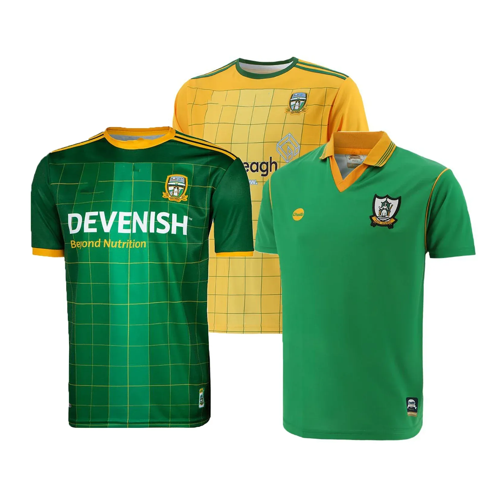 Meath GAA 3 Stripe Home/Hurling Away/Jérsei retrô